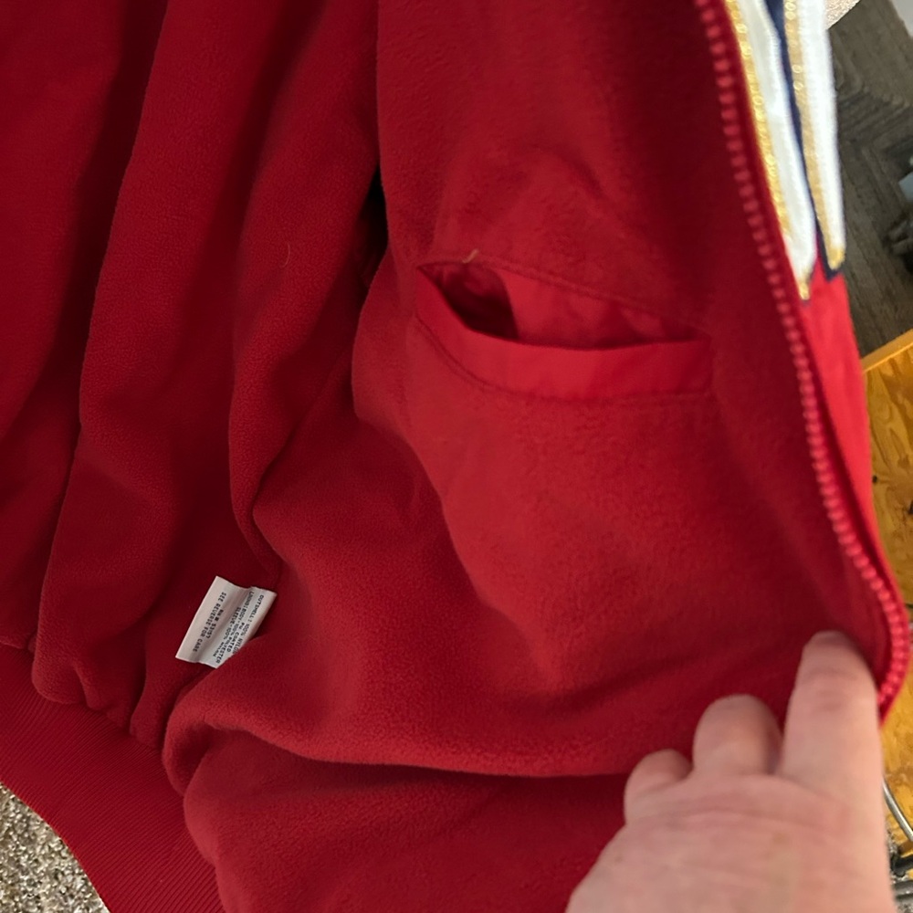 Majestic Authentic Washington Nationals Full Zip Coat, TacNTwill lettering - Picture 3 of 6
